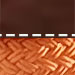 Mahogany Leather with Salmon Rope